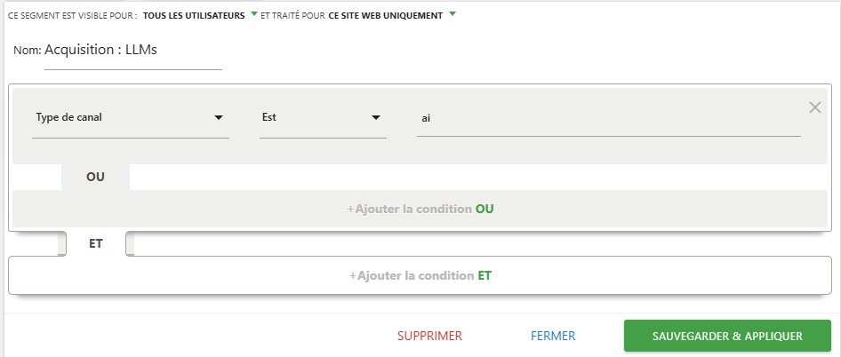 Image d'illustration d'exemple : création d'un segment dans Matomo