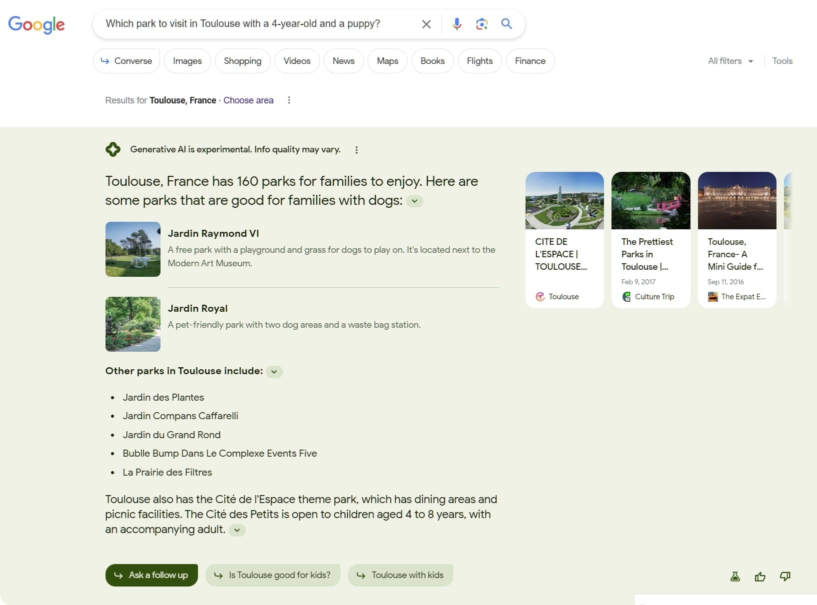 Capture d'écran SGE : question complexe - SYNERWEB